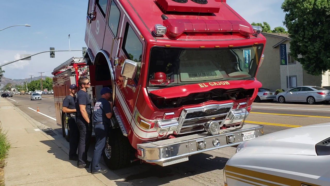 Engine 9 [ broke down ] El Cajon Fire department 1st amendment audit