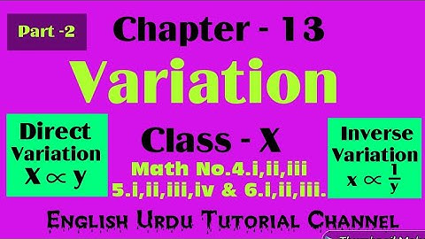 Chapter-13,Variation,For Class 10th,WBBSE,Math No.4.i,ii,iii  5.i,ii,iii,iv and 6.i,ii,iii by Ahrar.
