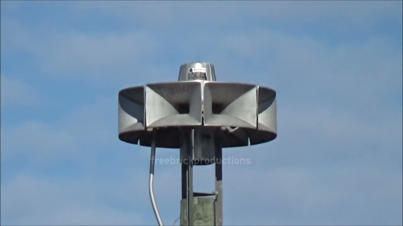 1-4-25 Federal Signal Eclipse 8 Siren 1 Minute Attack Test, Nashville, TN