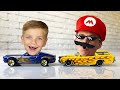 Mark plays with a friend and gets new cars for kids