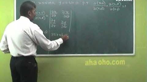 Unit-4 Differentiation of Implict Functions, Jacobians - Mathematics