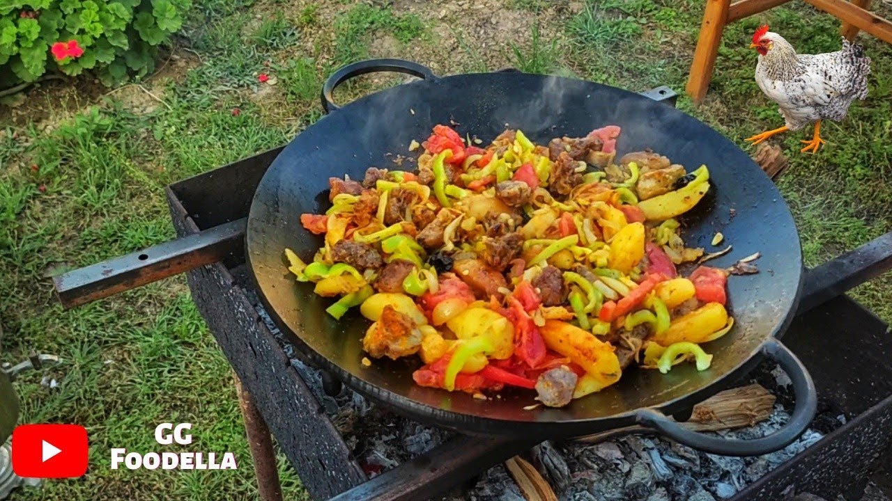 Kuzu Sac Kavurma l Sacda Quzu Qovurması (Lamb Roasted) #kendheyati  #doğalyaşam   #villagelife