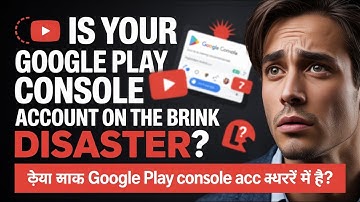 Is Your Google Play Console Account on the Brink of Disaster?