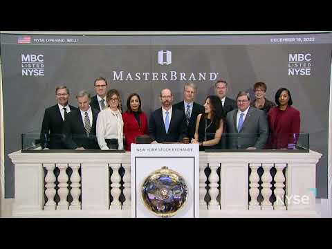The nyse welcomes masterbrand, inc. To celebrate its listing $mbc