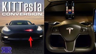 Turning A Tesla Into Knight Riders Kitt - Kittesla Part 1