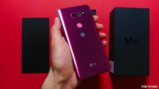 LG V30 Plus Raspberry Rose Unboxing (4K)