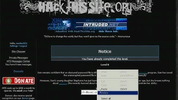 Hack this site basic level 8