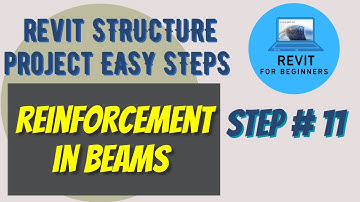Reinforcement in Beams | Structure Project in Easy Steps 11 of 12 | Revit for beginners