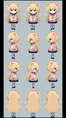 アクおど作者がヒカルのドット絵描いてみた #アクアリウムは踊らない #イラスト