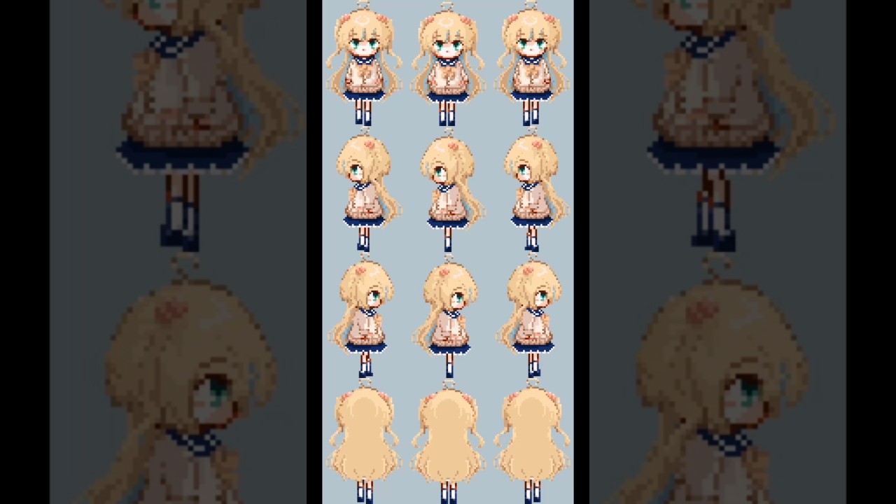 アクおど作者がヒカルのドット絵描いてみた　#アクアリウムは踊らない #イラスト