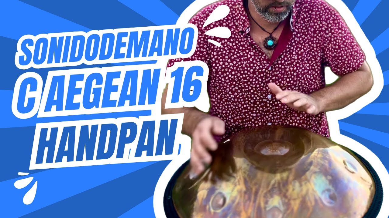 SonidoDeMano Handpan Magic | C Aegean 16-Note Journey