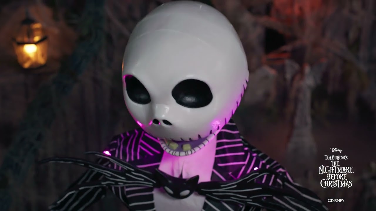 ☆もみさん☆ 専用Nightmare Before Christmas 13 13-Foot Animated Jack Skellington - The Home Depot - YouTube