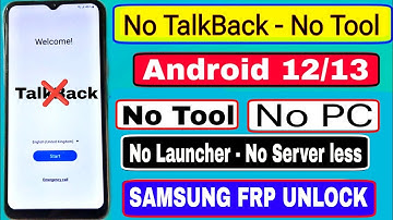 Finally New Trick 2024 || Samsung Frp Bypass Android 14 Without Pc | Talkback Not Working - No Tool