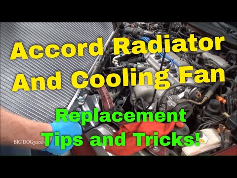 Honda Accord Cooling Fan and Radiator Replacement Tips - Coolant Leak Issues (1994-1997)