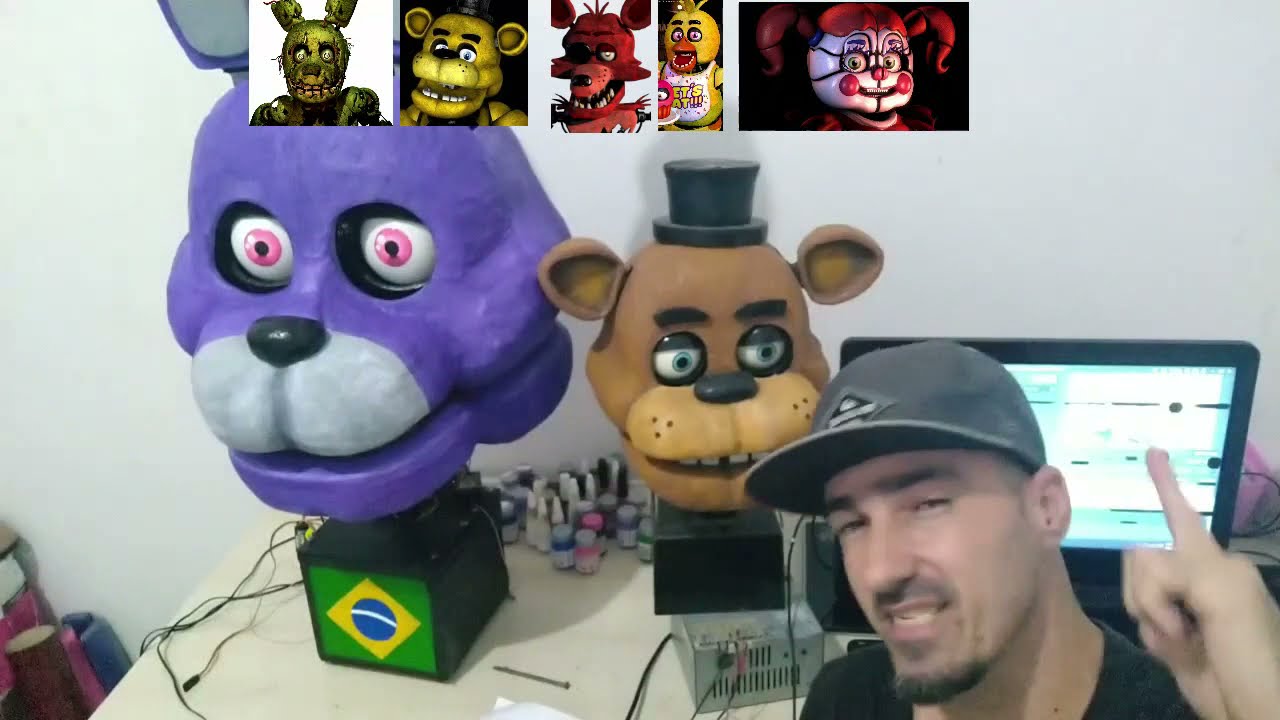 BONNIE NA SALA DE CASA five nights at freddy's robotica Criat Tronic - 1 mi  de visualizações