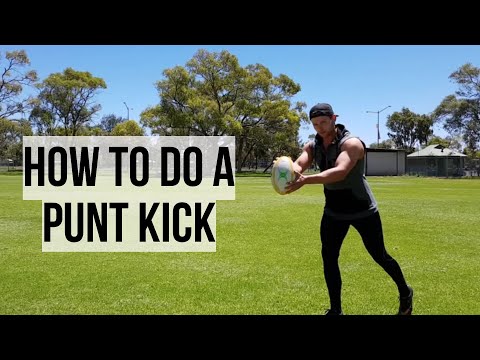 How to do a Punt Kick | Rugby Skills Tutorial