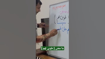 ما معنى [ طوبى لهم ] سورة الرعد
