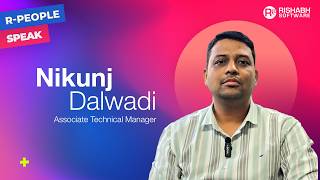 Rishabh Software Work Culture | Employee Rejoining Story | R-People Speak | Nikunj Dalwadi