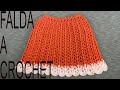 COMO TEJER FALDA PARA NIÑA 🧶👩‍🦳