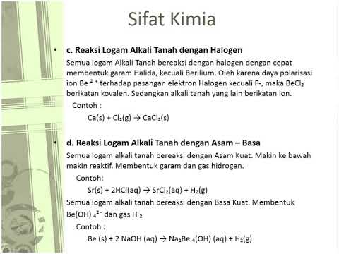 Sifat Alkali Dan Alkali Tanah Python