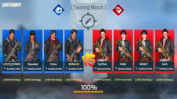 Garena UNDAWN CBT Training Match PC GamePlay #1