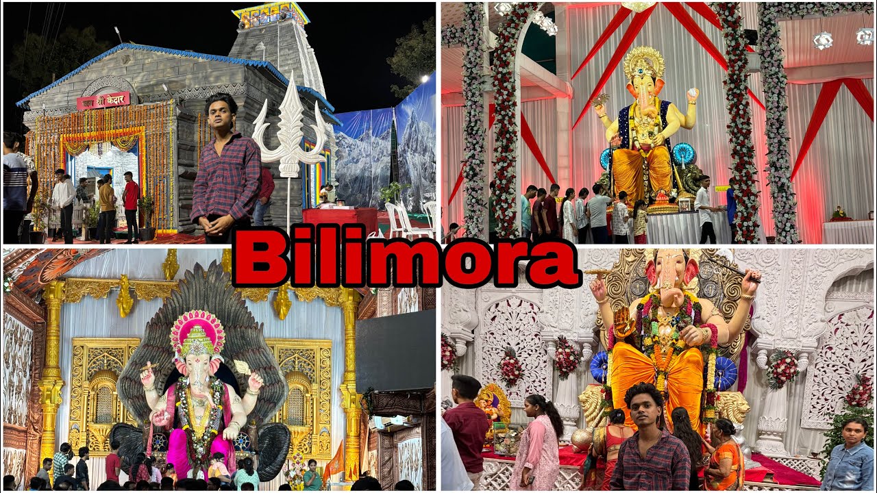 Bilimora biggest Ganpati Devsar na  Raja || Mannat na Raja || Kedarnath Mandir 🛕 || 2024
