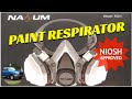 NASUM M201 Dual Cartridge Organic Vapor Automotive Paint Respirator