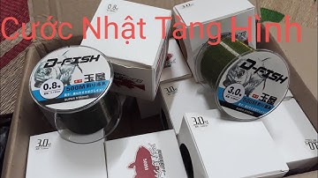 Cước Nhật 3Đ tàng hình 500m/cuộn đủ các size