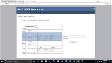How to show Gridview inside another Gridview