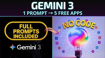 Gemini 3 Just Made No-Code Apps Way Too Easy (Full Tutorial)