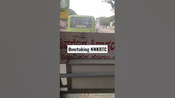private bus chasing NWKRTC#karnataka ksrtc bus status#trending#uday vlogs on earth#shorts#ytshorts