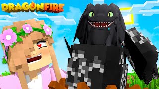 HATCHING MY FIRST BABY NIGHTFURY! | Minecraft DragonFire | Little Kelly #5