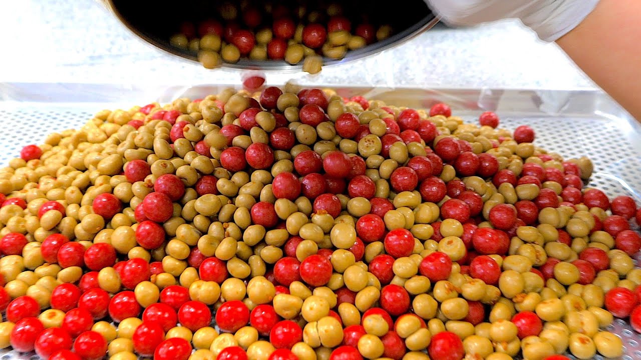 Удивительно красивое драже Шоколад - Корейская уличная еда