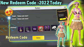 (2022)Today New Redeem Code Pubg mobile Lite & Pubg Mobile | Pubg Lite Working Redeem Code 💯% Real