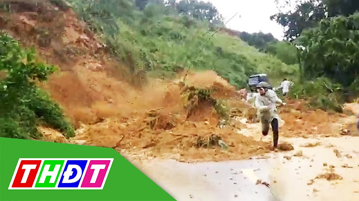 Lở núi kinh hoàng ở Quảng Nam chiều 11/11, 1 người mất tích | THDT