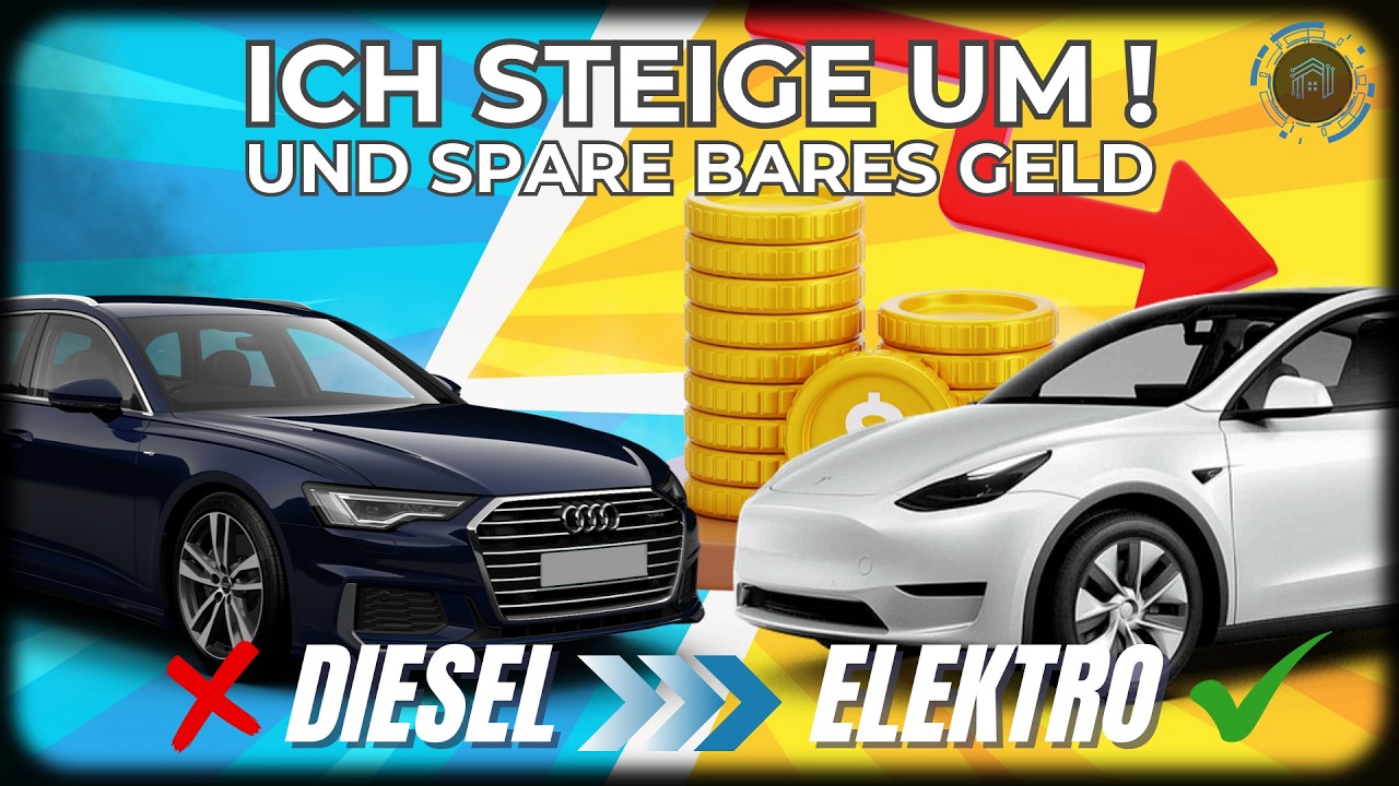 Audi A6 gegen Tesla Model Y getauscht: 4.000€ Ersparnis im Jahr?! 💸 (Der harte Kosten-Check)