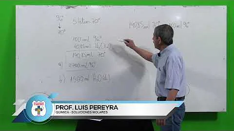 PROF  LUIS PEREYRA QUIMICA   SOLUCIONES MOLARES