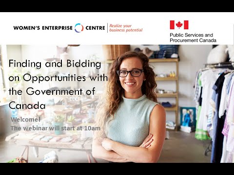 Finding and Bidding on Opportunities with the Government of Canada