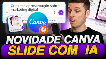 A NOVA IA do CANVA Cria Apresentações PERFEITAS Sozinha (Impressionante)
