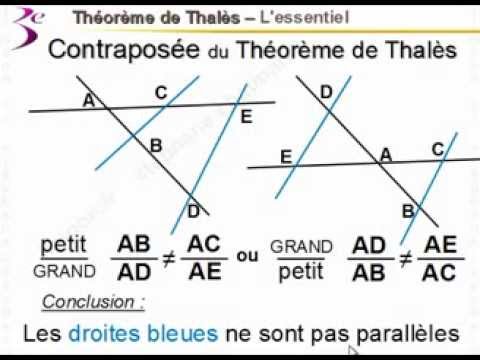 mathematique thales