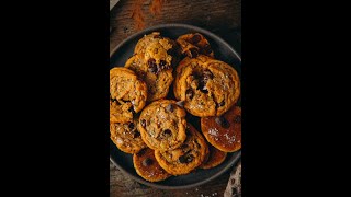 Vegan Soft-Batch Pumpkin Chocolate Chip Cookies