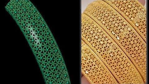 #3d #gold#bangle #kara#gemvision#matrix#design