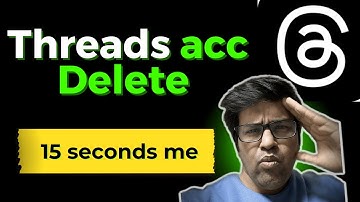 Threads Account Delete Kaise Kare | how to delete Instagram threads account #threads #socialmedia
