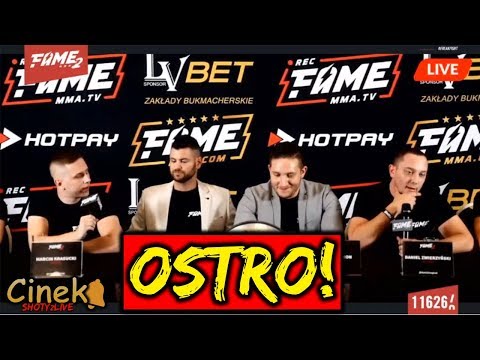 FAME MMA 2 RAFONIX VS MAGICAL NAJLEPSZE MOMENTY Z KONFERENCJI!!!