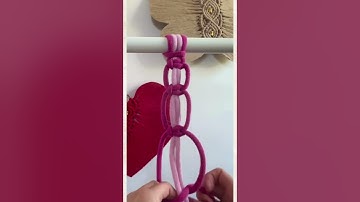 Square Knot Variation: Macramé Knot