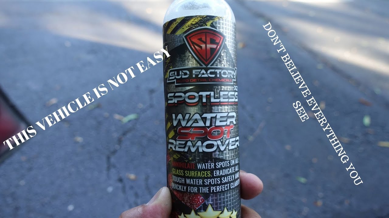 BulletSolano SUD FACTORY Water Spot Remover is no competition for