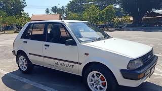 รถบ้านบอส ❌ปิดการขาย❌ toyota starlet 1987เครื่องยนต์เดิม 1,300 ซีซีเกียร์ธรรมดา 5 สปีดราคา59,000 บาท