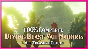 Zelda Breath of the Wild • Divine Beast Vah Naboris • Dungeon 100% All Treasure Chests
