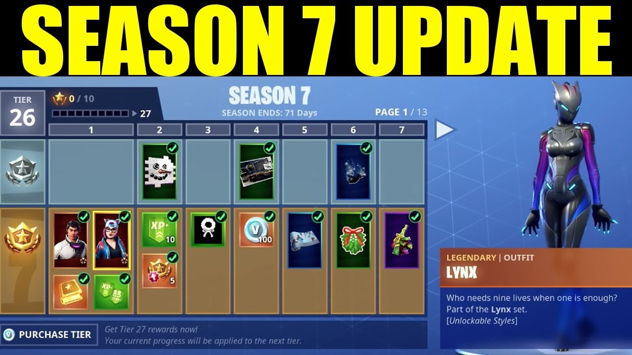 Fortnite Season 7 Patch Notes (AIRPLANES ARE HERE!) fortnite 1.94 ...