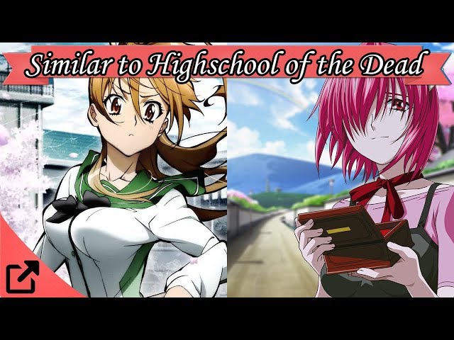 Top 5 Animes Similar to Highschool of the Dead 